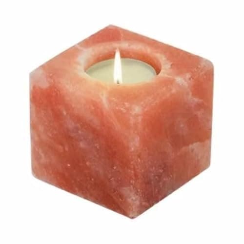 Image of Himalayan Pink Salt candle holder (1, Square)