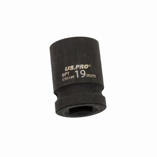 Image of US PRO Tools 19mm Impact Socket 1/2" Drive 6 Point Single Hex 3821