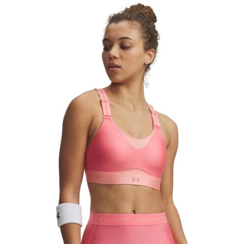 Image of Under Armour Women's Infinity High Impact Sports Bra Plus, (600) Bittersweet Pink / Posh Pink / Bittersweet Pink, D/DD (L)