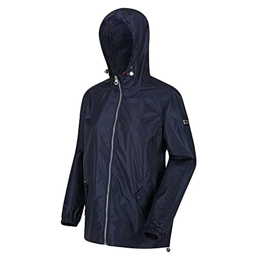 Image of Regatta Lilibeth Women's Lightweight Waterproof Protective Jacket with Adjustable Hood Waterproof Shell