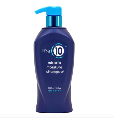 Image of It's a 10 Haircare - Miracle Moisture Shampoo for Everyday Use, Hydrating, Colour Safe, Natural Ingredients, No Added Sulfates, Vegan, 295ml