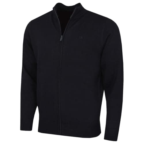 Image of Calvin Klein Mens Cleveland Full Zip Sweater - Navy - XL