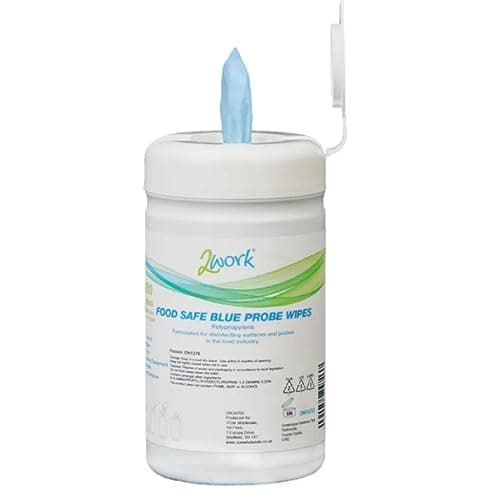 Image of 2Work Probe Wipes Antibacterial 13cm x 10cm Tub (Pack of 200) 2W24703