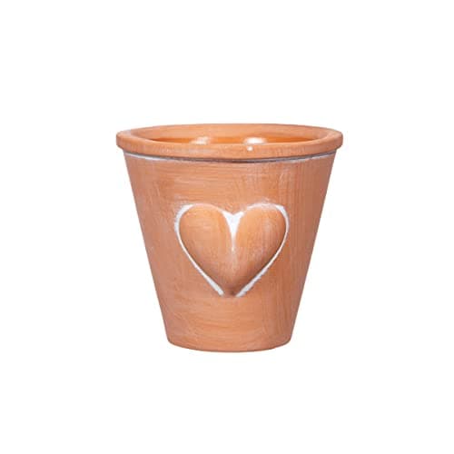 Image of Sass & Belle Mini Terracotta Planter with Heart
