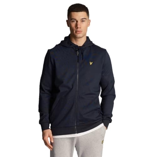 Image of Lyle & Scott Mens Full Zip Hoody - Dark Navy - L