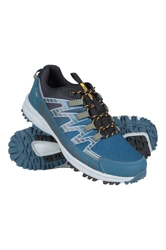 Image of Mountain Warehouse Enhance Mens Waterproof Trail Running Shoes - Breathable, Soft, Comfortable & Durable Sneakers - for Spring Summer, Walking & Outdoors Mustard Adult Shoe Size 11