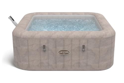 Image of Lay-Z-Spa Rome, Inflatable EnergySense Hot Tub with Built-in Pump, 180 AirJet Massage System with Smart Wifi App, 4-6 Person