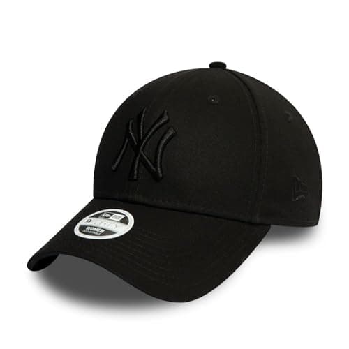 Image of New Era New York Yankees MLB League Essential Tonal Black 9Forty Adjustable Women Cap