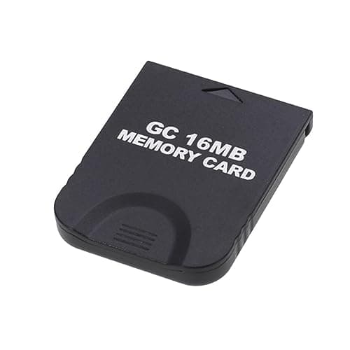 Image of Memory Card for Nintendo Wii GameCube, 16 MB, Black