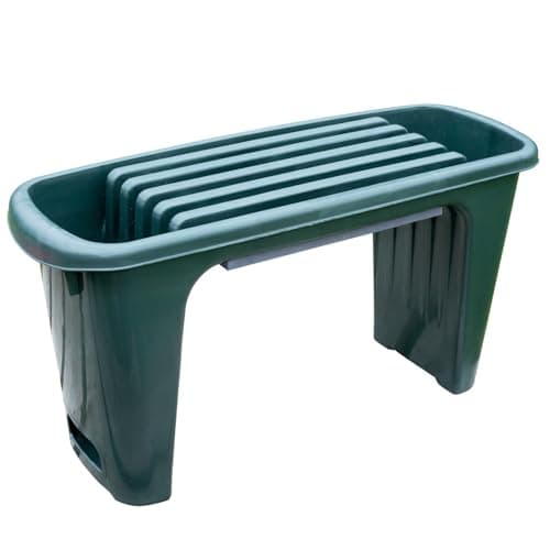 Image of St Helens Home and Garden Padded Kneeler with Seat, Tool Storage, Foam knee Pad Handles, Light Weight, Stable, Durable, Weatherproof For Professional, Amateur Use in Gardens, Parks, Grounds