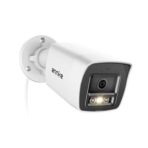 Image of ANNKE 4K Wired PoE IP Camera, 8MP Ultra HD Security Camera, IP67 Outdoor Surveillance Camera with Human/Vehicle Detection, Colour Night Vision, Built in Mic