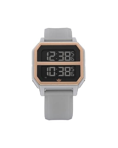 Image of Adidas by Nixon Unisex Adult Digital Watch with Silicone Strap Z16-3272-00