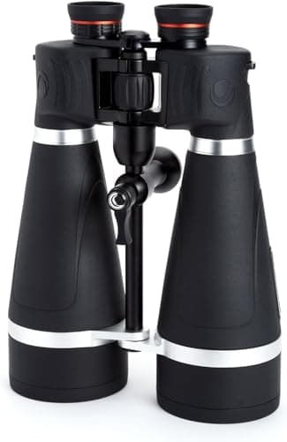 Image of Celestron 72031 SkyMaster Pro 20x80mm Waterproof Porro Prism Binoculars with Rubber-armoured Protection, Multi-Coated Lens, BaK-4 Prism Glass and Deluxe Carry Case, Black