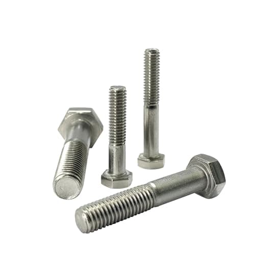 Image of 5x M16 x 120mm Hexagon Head Partially Threaded Bolt - High Tensile Zinc Plated Steel Hexagon Head Hex Bolt - Ideal for Heavy-Duty Construction, Machinery, and Industrial Use