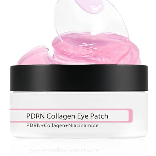 Image of PDRN Collagen Eye Patches, Under Eye Masks for Puffy Eyes & Dark Circles, Niacinamide Under-Eye Care Patches for Wrinkles, Under-Eye Bags Removal, Revitalizing & Brightening All Skin Types, 60Pcs