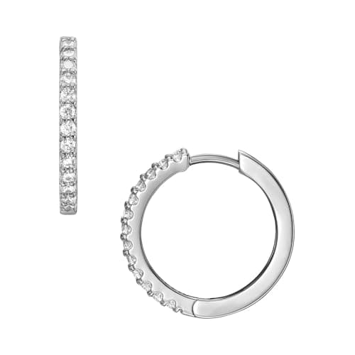 Image of Fossil Women's Ellis Silver Stainless Steel Earring, JF04802040