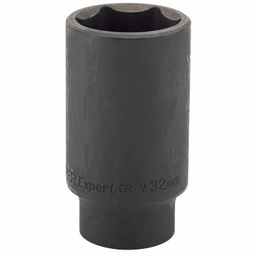 Image of DRAPER EXPERT 32MM 1/2 SQUARE DRIVE HI-TORQ HEXAGON DEEP IMPACT SOCKET"