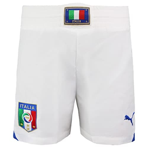 Image of Puma Italia Men's Football Trousers, White/Blue