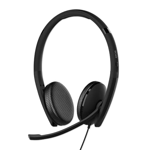 Image of EPOS SENNHEISER C10 USB headset with microphone, Wired headphones with simple and flexible USB C connection BrainAdapt Technology