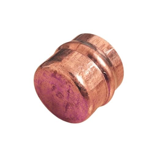 Image of 15mm Solder Ring Stop End – Pack of 5 | Copper Plumbing End Caps