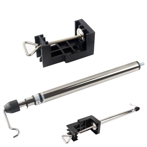 Image of Rotary Tool Round Grinder Telescopic Heavy Duty Hanging Stand Holder, Rotary Tool Hold Hanger Stand Clamp Flex Shaft Hanger Stand Tool for Dremel Foredom and Other Rotary Tools