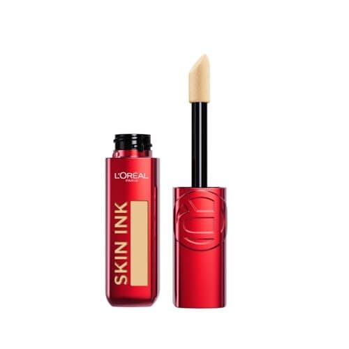 Image of L'Oréal Paris Infallible Skin Ink Foundation-Concealer Hybrid, Up to 48hour Wear, Waterproof, Lightweight texture, Medium Coverage, Shade 140 Warm, 15ml