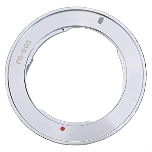 Image of Praktica PB Lens to for Canon EF Adapter Ring for EOS DSLR and 35mm Film SLR Cameras with Stop-Down Metering Compatibility, Metal Mount, Manual Focus
