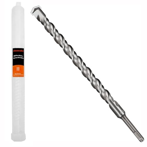 Image of Keewaki SDS Plus Rotary Hammer Drill Bit 20mm x 310mm Concrete Masonry Drill Bits for Brick, Cement & Stone - Durable Alloy Tip, Fast Drilling