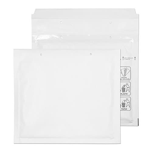 Image of Blake Purely Packaging CD 165 x 180 mm Envolite Peel & Seal Padded Bubble Envelopes (CD) White - Pack of 200