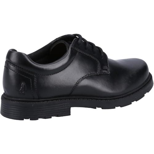 Image of Hush Puppies Boy's Oliver Senior School Uniform Shoe, Black, 8 UK