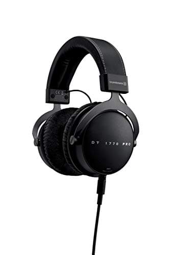 Image of beyerdynamic DT 1770 PRO Over-Ear Studio Headphones in Black, Closed Design, Pluggable Cable, 17.78 x 21.59 x 10.16 cm