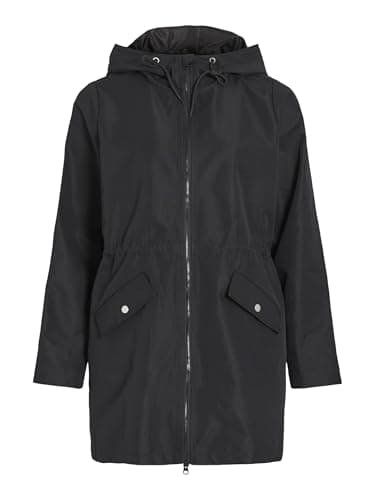 Image of Vila Vitally L/S Water Repellent Jacket Noos, Black Beauty, 16