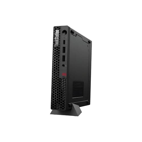 Image of Lenovo ThinkStation P3 Tiny Desktop PC | Intel i7-14700 | 32GB RAM | 512GB SSD | Nvidia RTX A400 4GB | Tiny Form Factor | WiFi 6E | Windows 11 Professional | Black