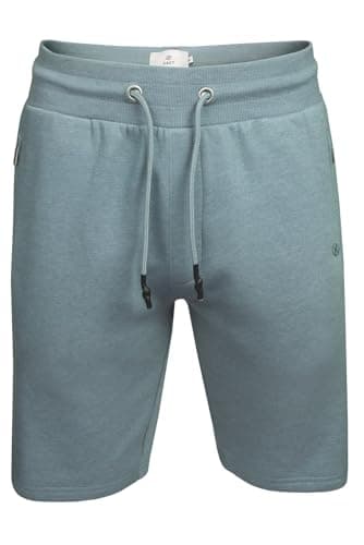 Image of Xact Men's Sweat Jogger Shorts, Soft Feel, Zip Pockets, Regular Fit (Cool Grey) XL