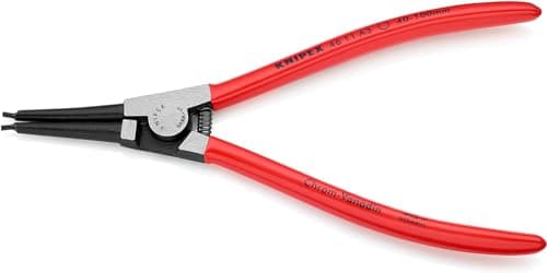 Image of KNIPEX Circlip Pliers for External Circlips on Shafts with Plastic Coating 210 mm, 46 11 A3
