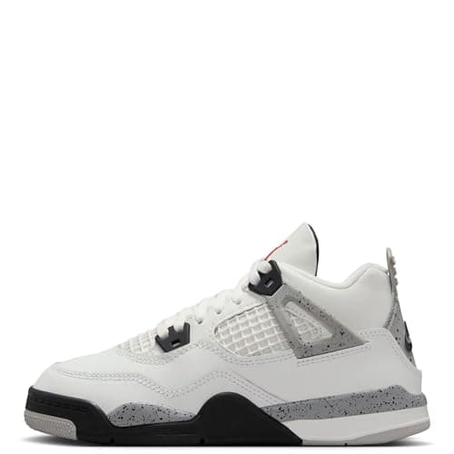 Image of Air Jordan 3 Retro OG (Black/Chile Red-Neutral Grey), Summit White/Fire Red, 2 Little Kid
