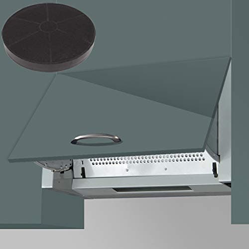 Image of SIA INT60SS 60cm Silver Integrated Built In Kitchen Cooker Hood & Carbon Filter