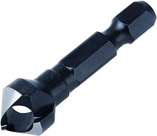 Image of wolfcraft Tool Steel Deburring Counter, Hexagon Shank I 4372000 I Counterboring and deep countersinking