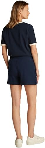 Image of Tommy Hilfiger Women’s Cotton Sweat Shorts, Blue (Dark Night Navy), XL