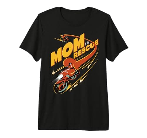 Image of Disney Pixar Incredibles 2 Elasta- Girl Mom To The Rescue Premium T-Shirt