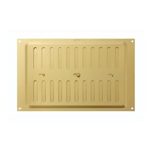 Image of MAP Hardware 946-33 Metal Adjustable Air Vent 9" x 6", Double Brick Hit & Miss Grille Cover (229mm x 152mm), Gold