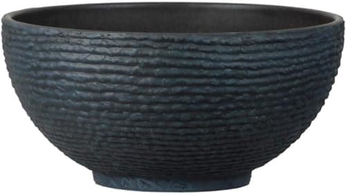 Image of Muddy Hands Heavy Duty Stone Effect Extra Large Bowl Plant Pot Indoor Home Outdoor Garden Round Plastic Flower Planter Water Feature