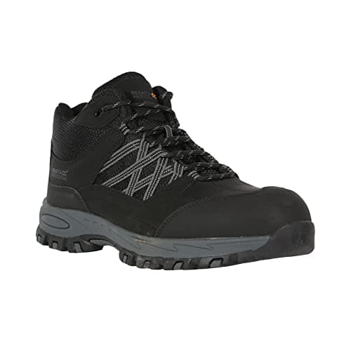 Image of Regatta Professional Men's Sandstone Safety Hiker Boots, Black, 8 UK