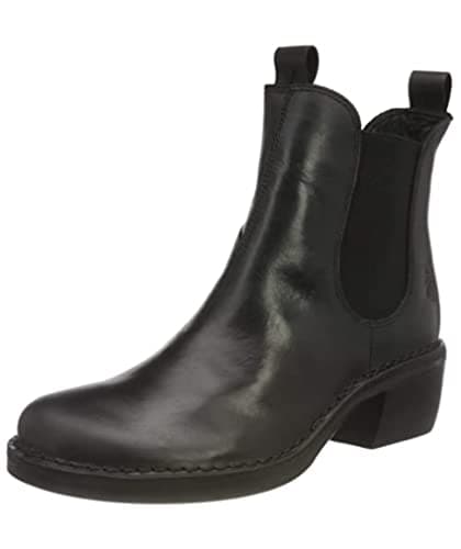 Image of Fly London Womens Meme030fly Chelsea Boot, Black, 6 UK