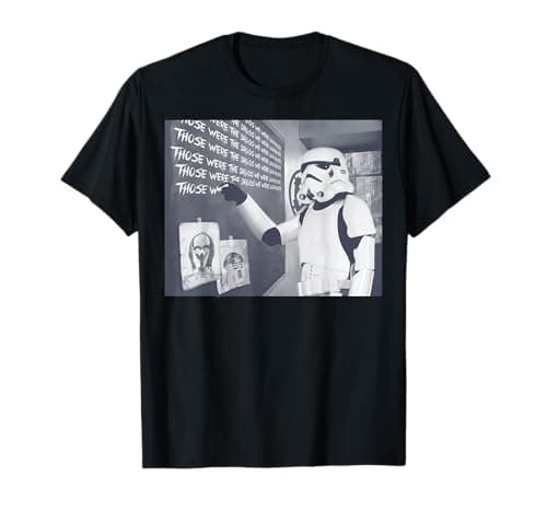 Image of Star Wars Stormtrooper In Detention Those Were The Droids T-Shirt