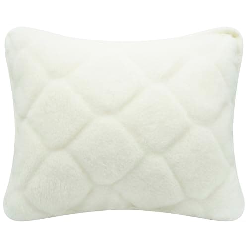 Image of Simply Sheepskin Cashmere Wool Pillow – 100% Natural Cashmere, Soft & Breathable – Luxury Comfort, Naturally Warm & Gentle - Natural Shapes - 50 x 60 x 20 cm
