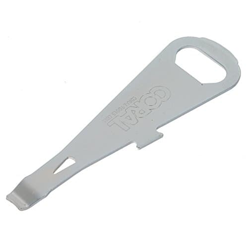 Image of Coral 73510 Essentials Paint Tin Can and Bottle Opener with Pry Bar Nail Pull and Screwdriver Head Multi-Tool, Silver