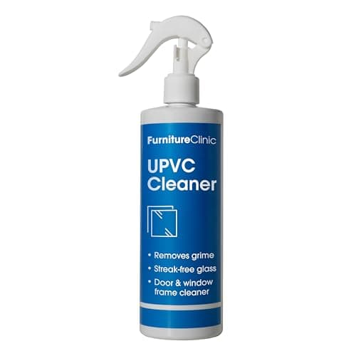 Image of Furniture Clinic UPVC Cleaner - Clean PVC & Composite Doors, Window Frames, Sills & Glass - For Conservatory Frame & Roof Dirt - Hard Plastic & Perspex Cleaner - 500ml UVPC Cleaning Spray