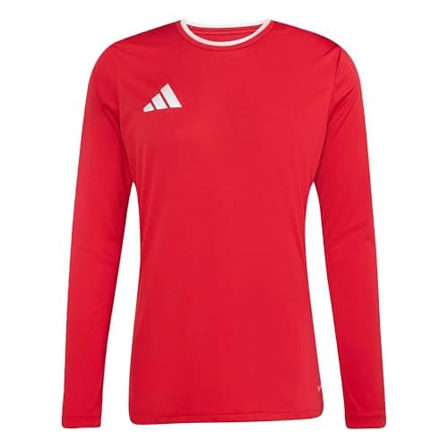 Image of adidas Men's Entrada26 Long Sleeve Jersey, Team Power red 2/White, L