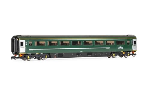 Image of Hornby TT:120 Gauge TT4040 GWR, Mk3 Trailer First, 41146 - Era 11 Rolling Stock - Coaches for Model Railway Sets, Green